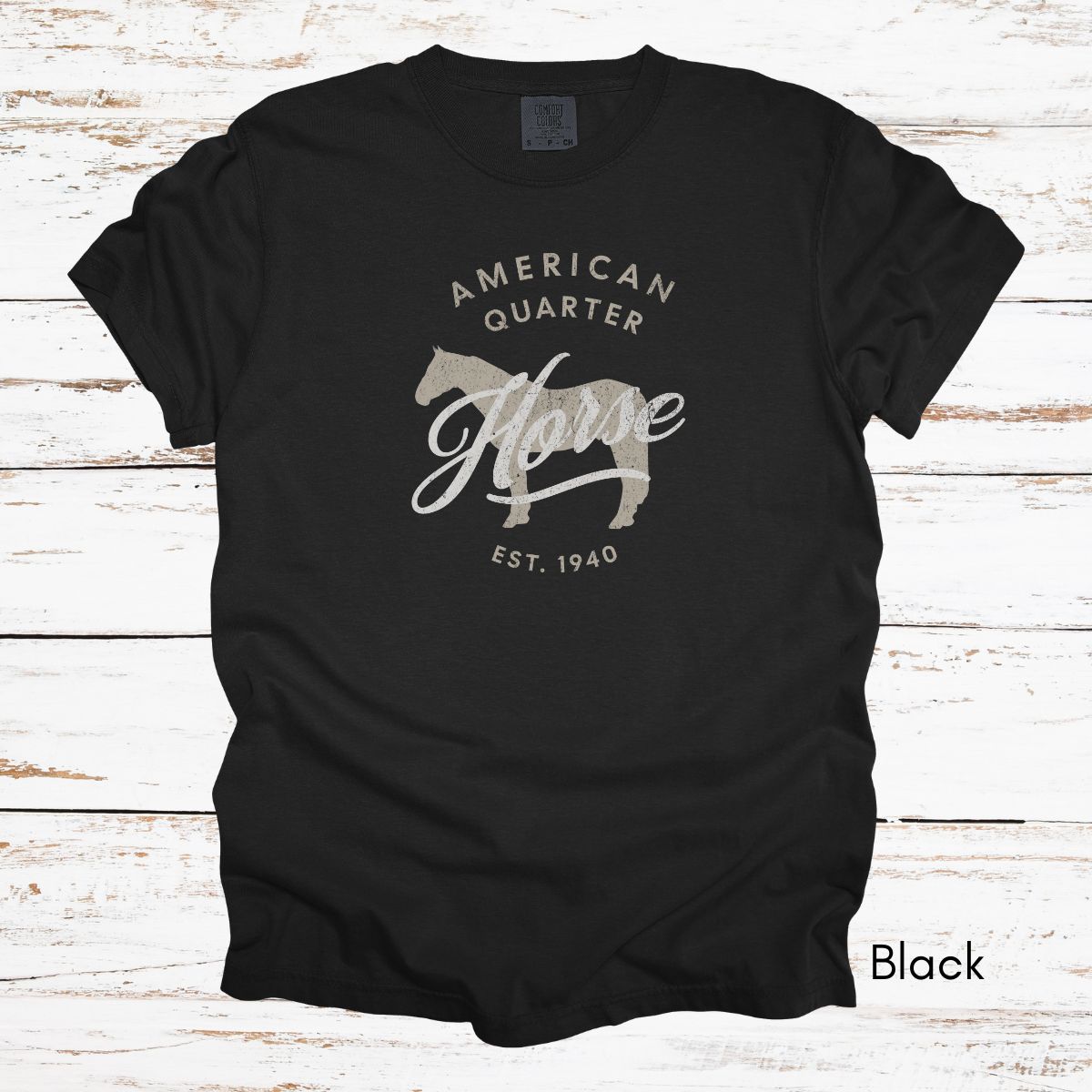 American Quarter Horse Breed Unisex Midweight Vintage Style T-Shirt