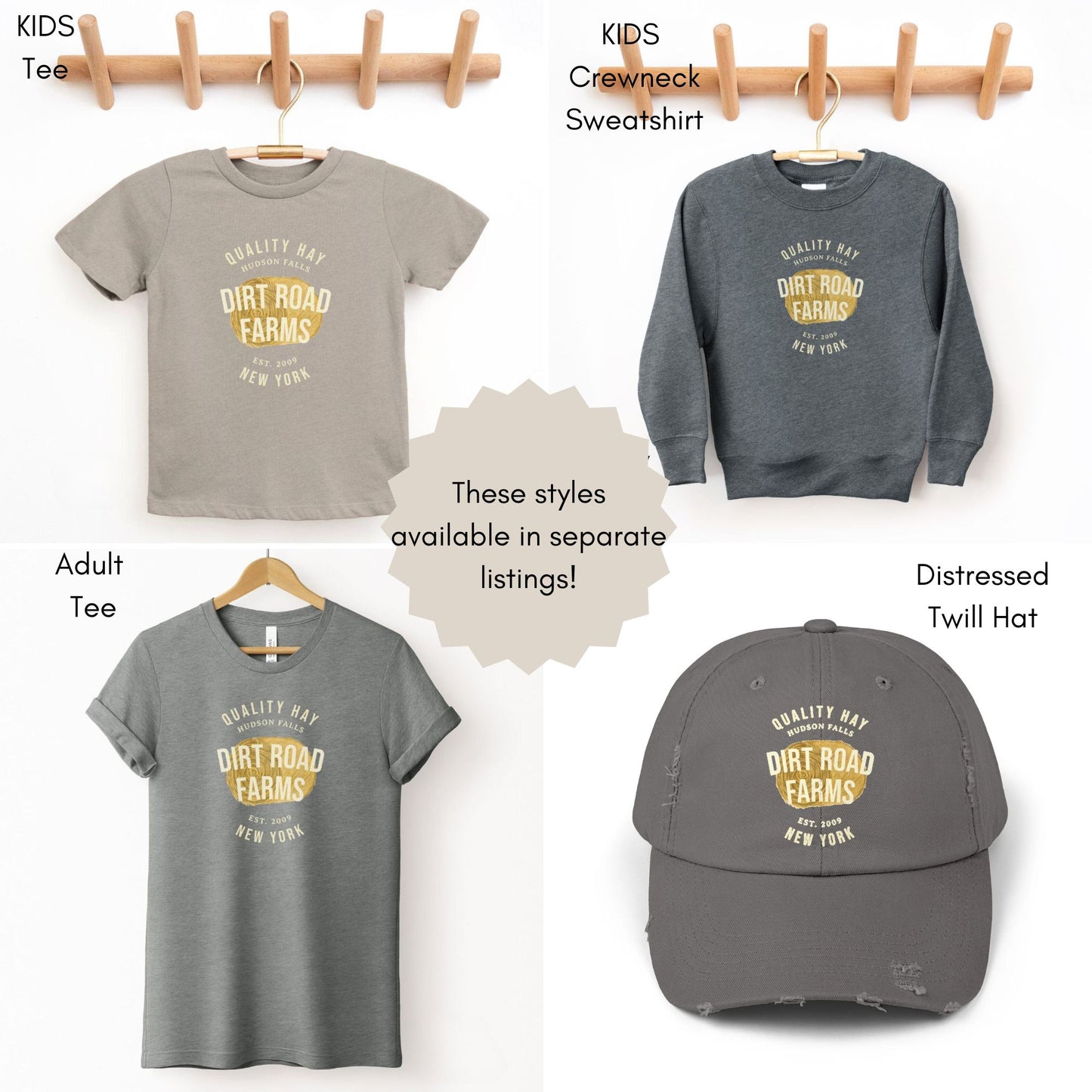 Custom Hay Farm Unisex Heavy Blend Crewneck Sweatshirt