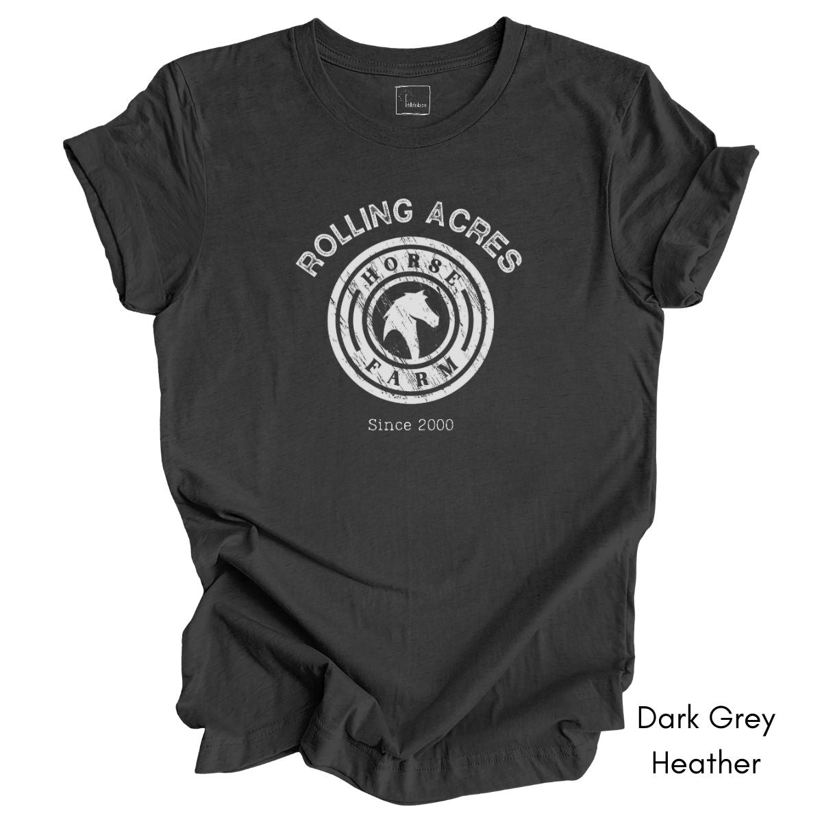 Custom Horse Farm Tee | Unisex Jersey Short Sleeve Tee | Horse Lovers Tee | Horse Boarding Tee | Personalized Equestrian Tee