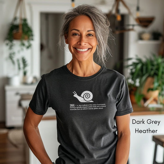 Snail Tee - Unisex Jersey Short Sleeve Tee | Nature Lover T-shirt | Mollusk Enthusiast | Snail Lover Tshirt | Invertebrate Tee