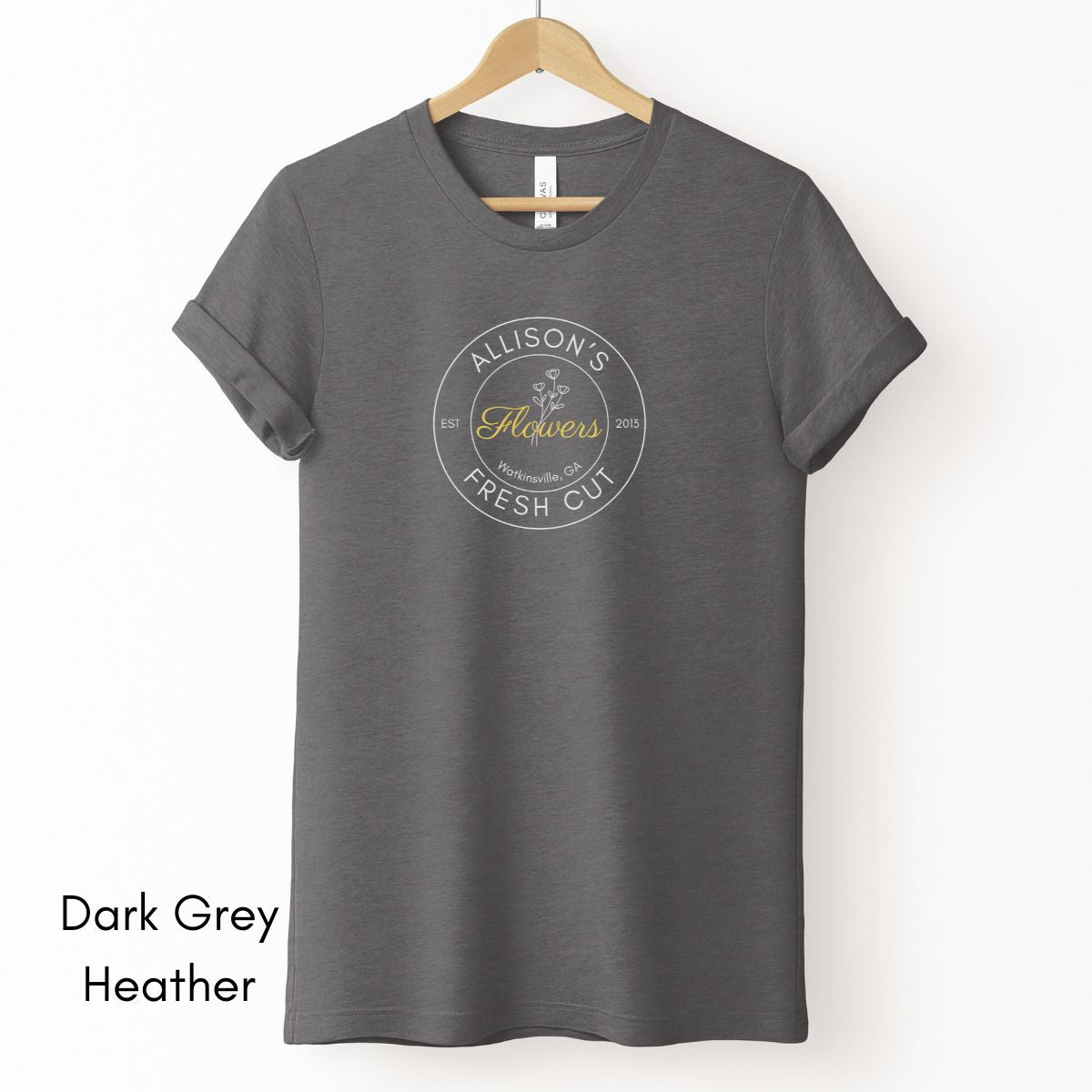 Custom Fresh Cut Flower Farm Light Weight Jersey T-shirt