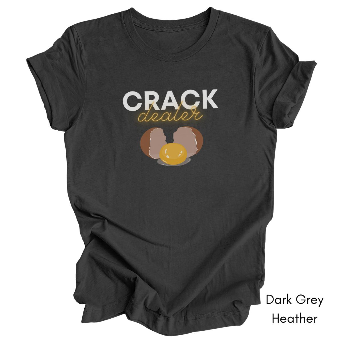 Crack Dealer Tee - Unisex Jersey Short Sleeve Tee, Funny Farm Life Tee, Chicken Egg Tee, Funny gift for chicken farmer owner
