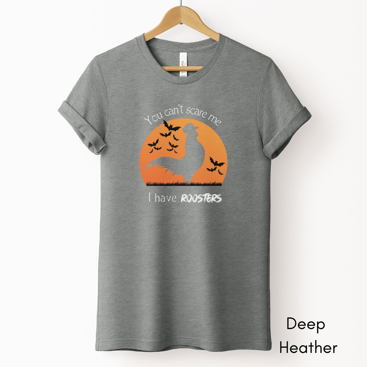 You Can't Scare Me Rooster Light Weight Unisex Jersey T-shirt