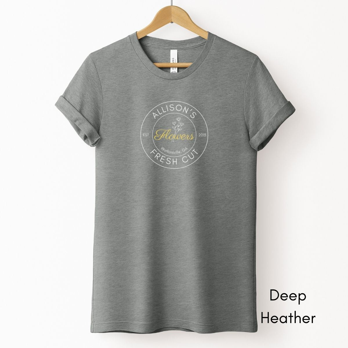 Custom Fresh Cut Flower Farm Light Weight Jersey T-shirt