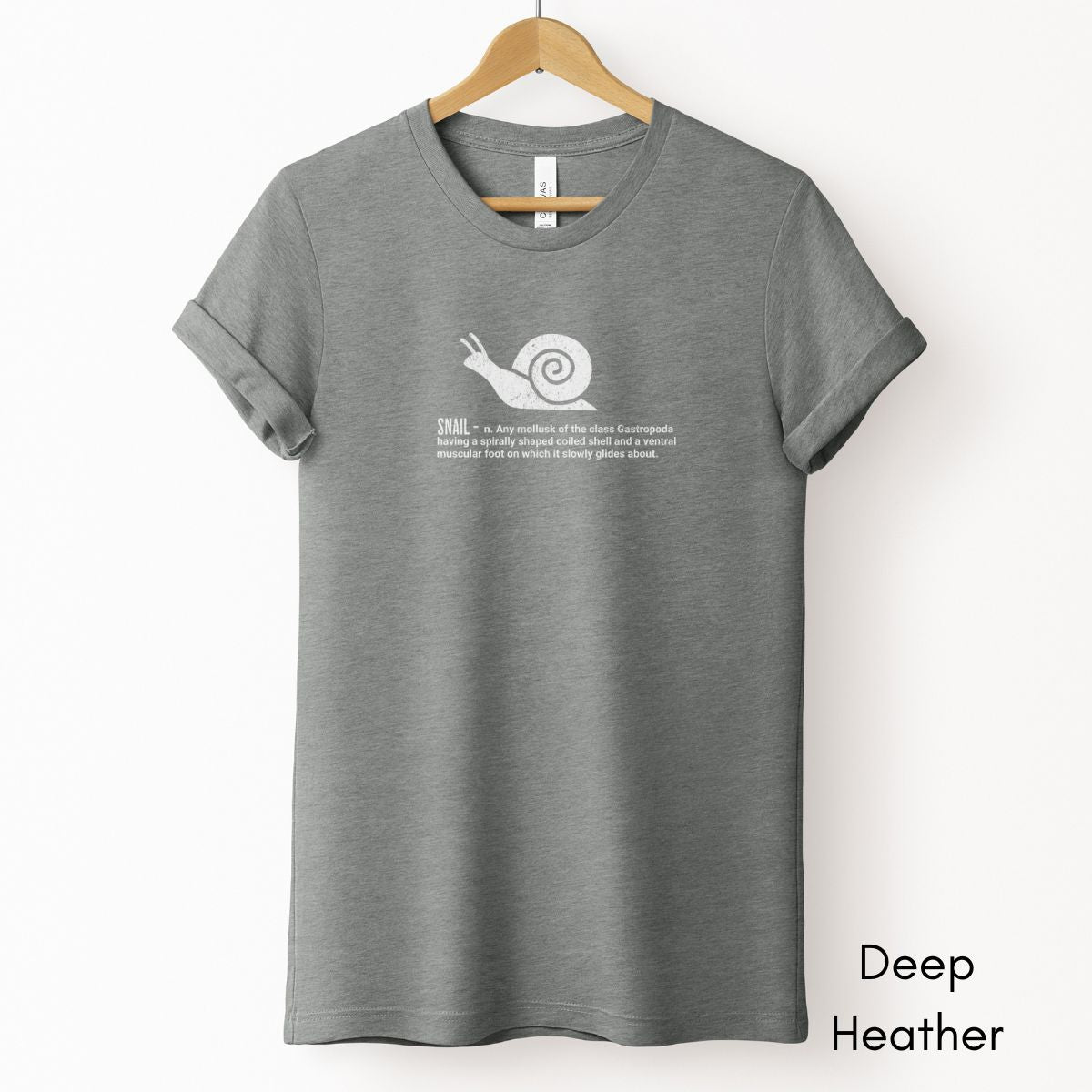 Snail Tee - Unisex Jersey Short Sleeve Tee | Nature Lover T-shirt | Mollusk Enthusiast | Snail Lover Tshirt | Invertebrate Tee