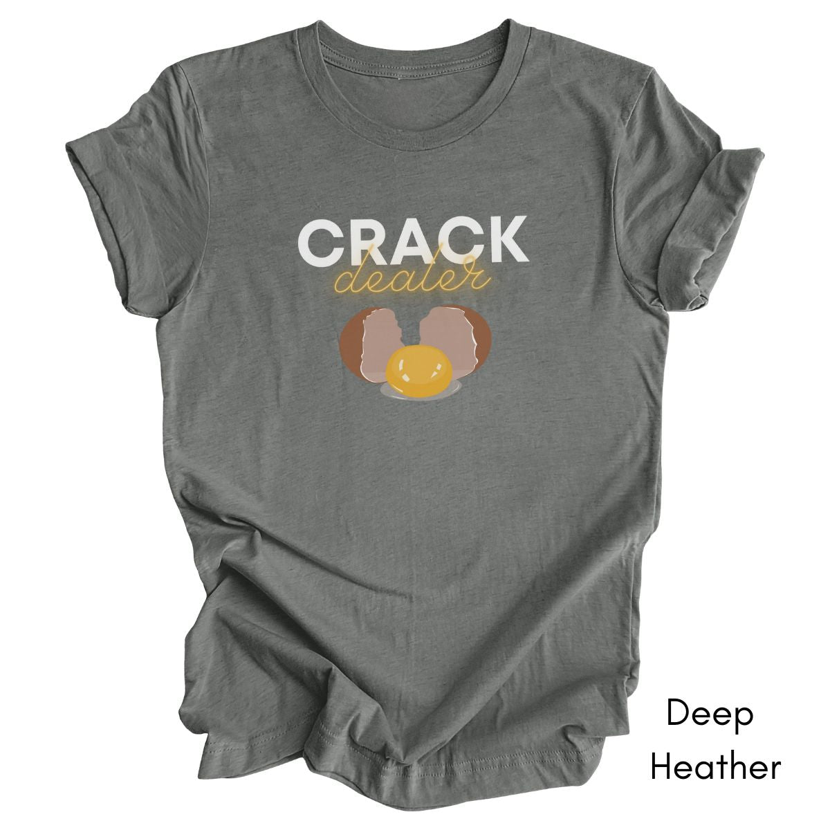 Crack Dealer Tee - Unisex Jersey Short Sleeve Tee, Funny Farm Life Tee, Chicken Egg Tee, Funny gift for chicken farmer owner