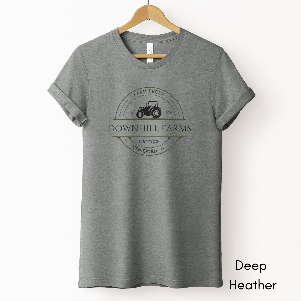 Custom Farm Tractor Unisex Jersey Light Weight T-shirt