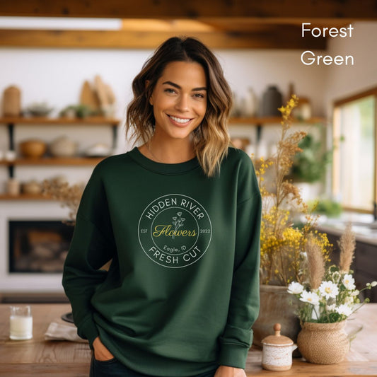 Custom Fresh Cut Flower Farm Sweatshirt