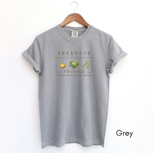 Custom Farm Tee Unisex Garment-Dyed T-shirt | Farmer's Market Tshirt | Farm Life Tee | Personalized Homesteading T-shirt | Vegetable Tshirt