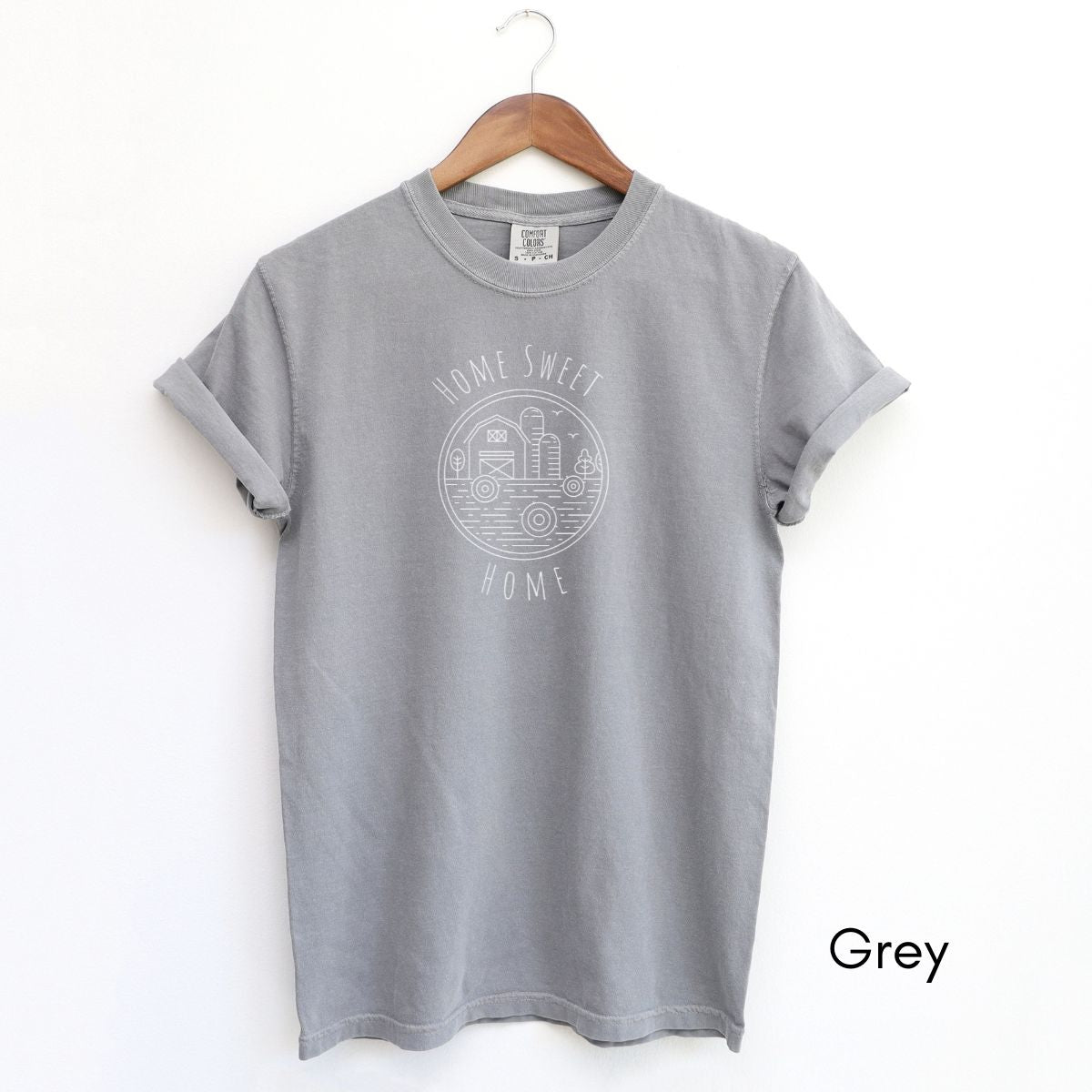 Home Sweet Home Tee | Unisex Garment-Dyed T-shirt | Homesteading Tshirt | Barn Tee | Farm Life T-shirt | Barnyard Tee