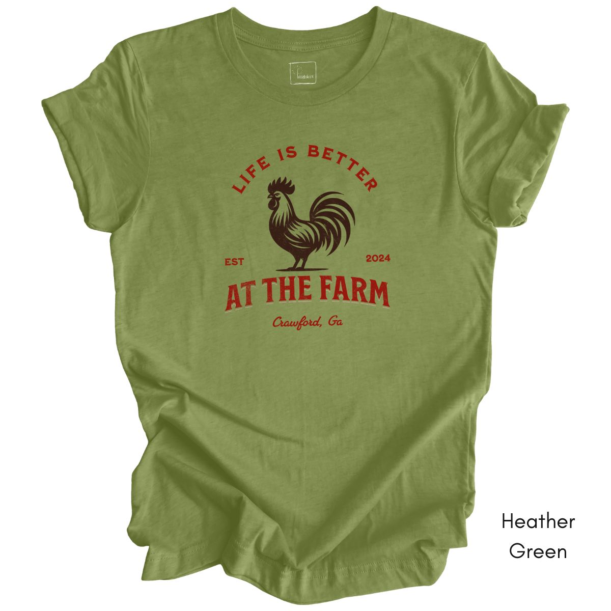 Custom Life is Better on the Farm - Unisex Jersey Light Weight T-shirt