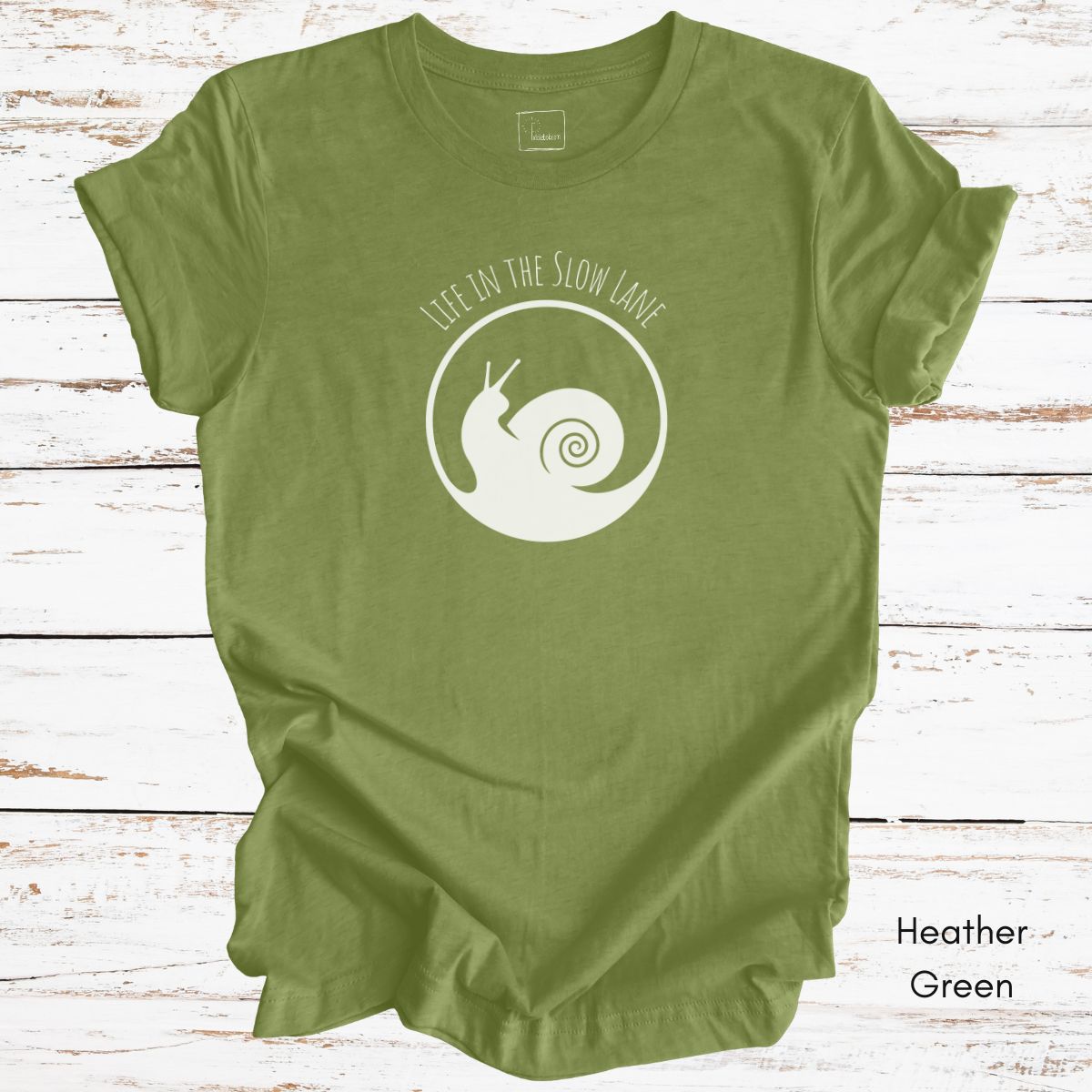 Life in the Slow Lane Snail Unisex Jersey Light Weight T-shirt