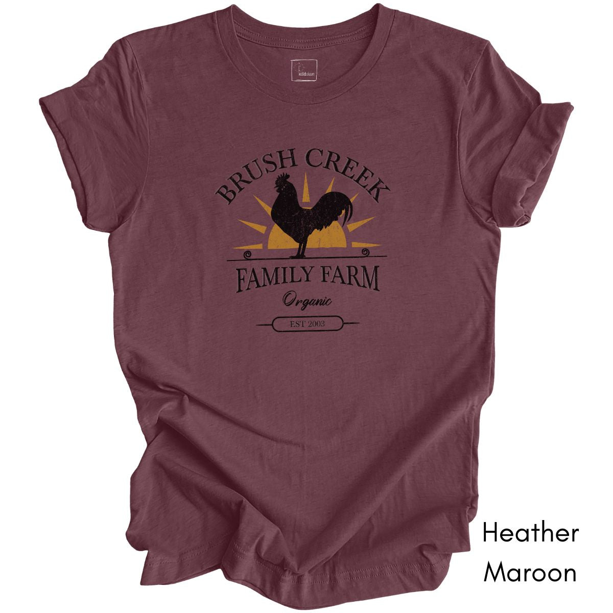 Custom Family Farm Chicken Rooster Unisex Jersey Light Weight T-shirt