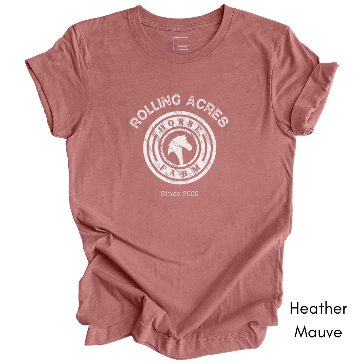 Custom Horse Farm Tee | Unisex Jersey Short Sleeve Tee | Horse Lovers Tee | Horse Boarding Tee | Personalized Equestrian Tee