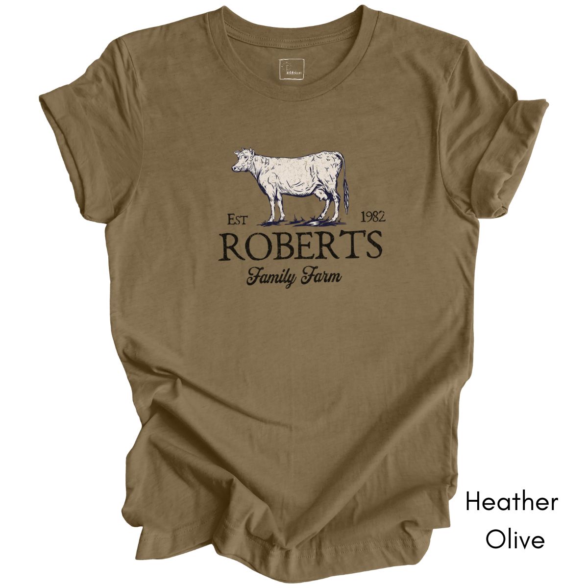 Custom Dairy Cow Family Farm Tee | Unisex Jersey Short Sleeve Tee | Gift for Homesteader | Farmer's Market T-shirt | Cow Lover Tee