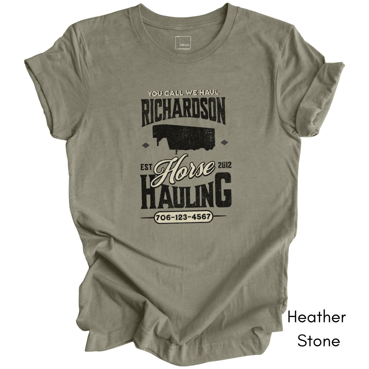 Custom Horse/Livestock Hauling tee | Local Equine Transport T-shirt | Personalized Tee | Gift for Horse Business Owner