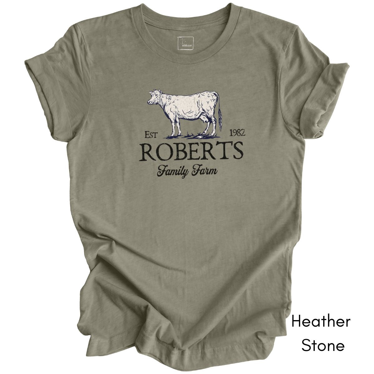 Custom Dairy Cow Family Farm Tee | Unisex Jersey Short Sleeve Tee | Gift for Homesteader | Farmer's Market T-shirt | Cow Lover Tee
