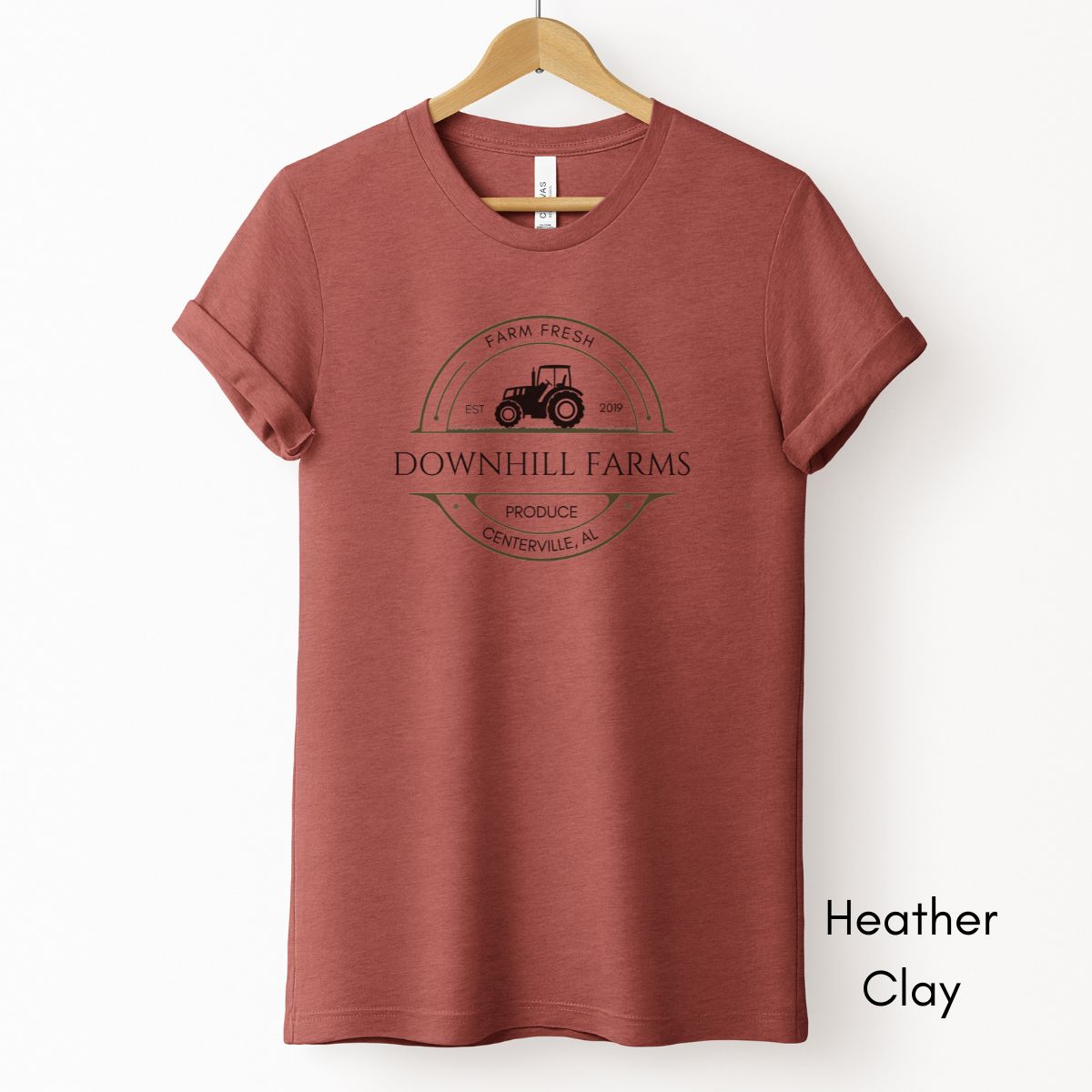 Custom Farm Tractor Unisex Jersey Light Weight T-shirt