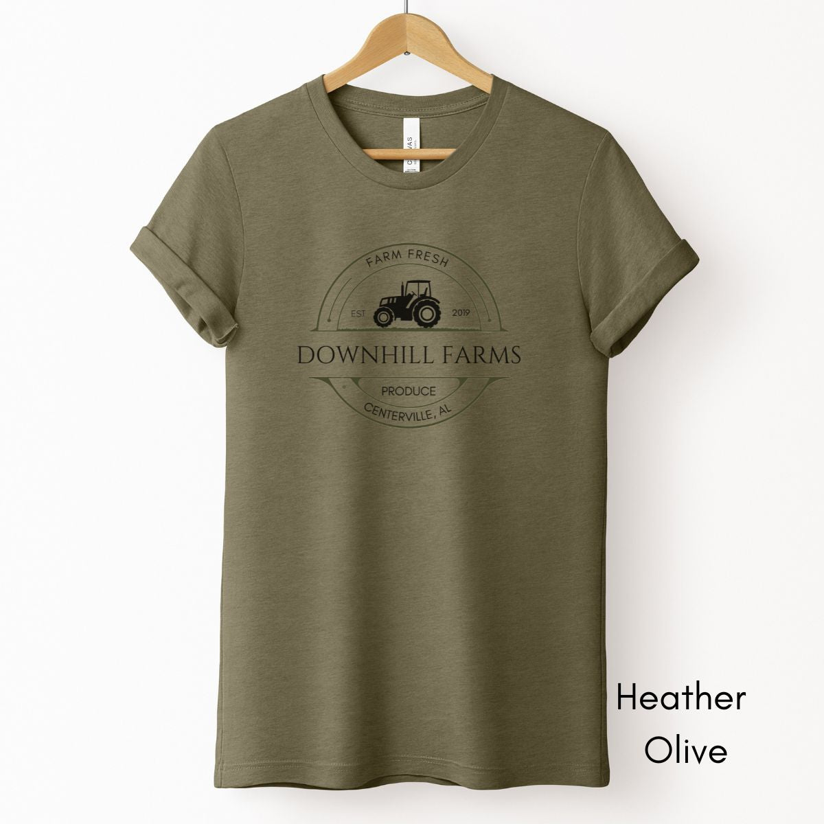 Custom Farm Tractor Unisex Jersey Light Weight T-shirt