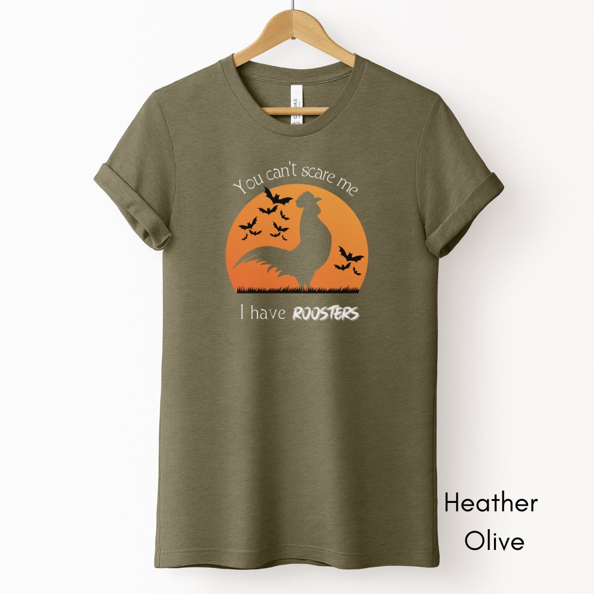 You Can't Scare Me Rooster Light Weight Unisex Jersey T-shirt