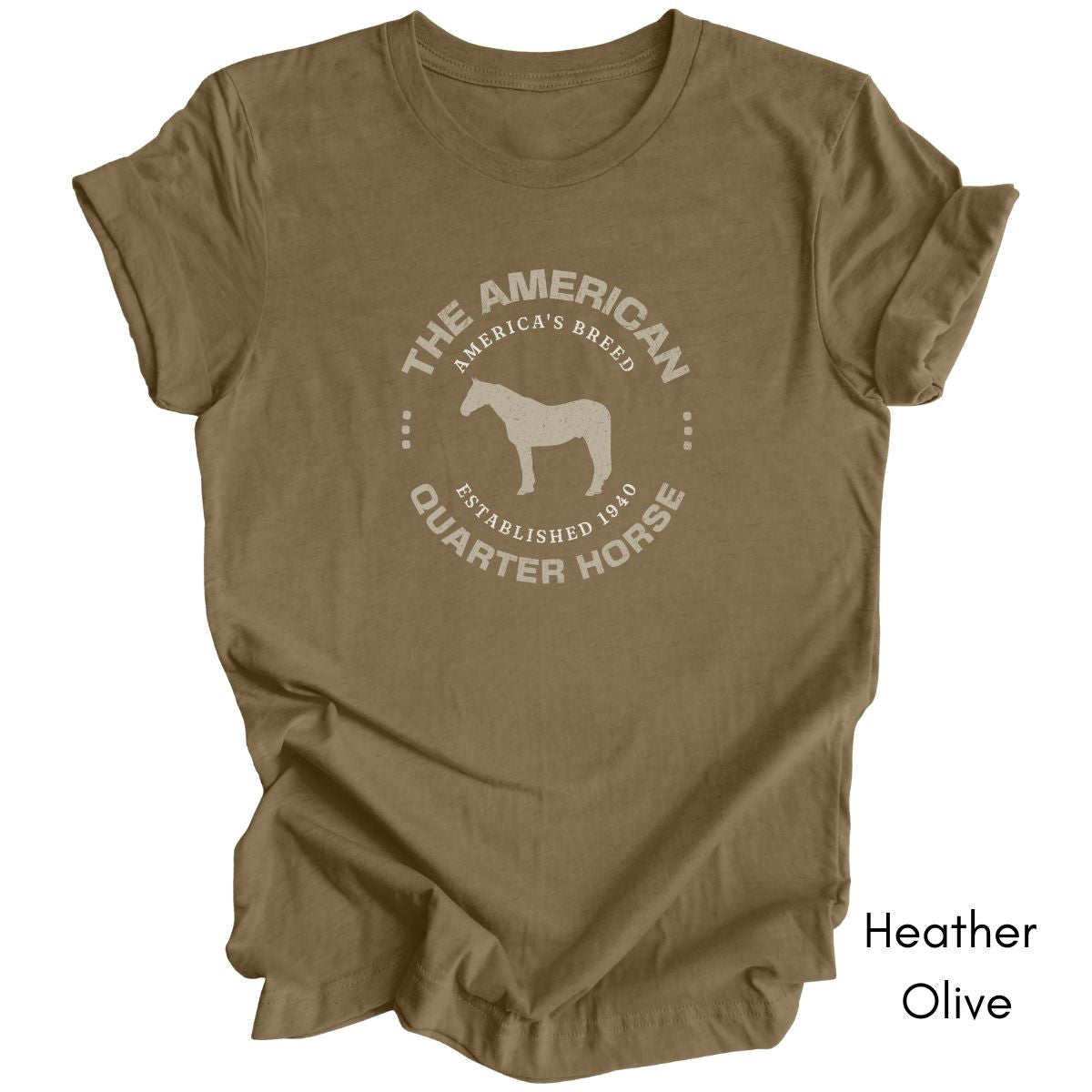 American Quarter Horse Breed Unisex Tee
