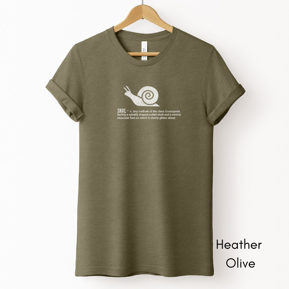 Snail Tee - Unisex Jersey Short Sleeve Tee | Nature Lover T-shirt | Mollusk Enthusiast | Snail Lover Tshirt | Invertebrate Tee