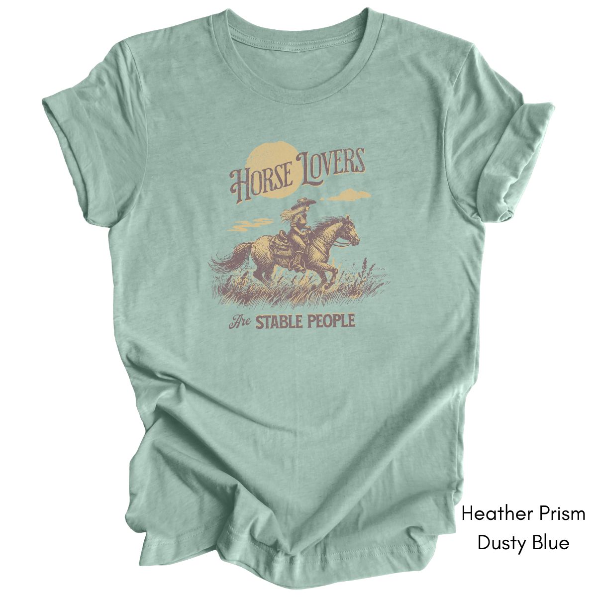 Horse Lovers are Stable People Tee - Funny Horse Lover Short Sleeve Tee | Equestrian T-shirt | Gift for Horse Lover Horse Owner