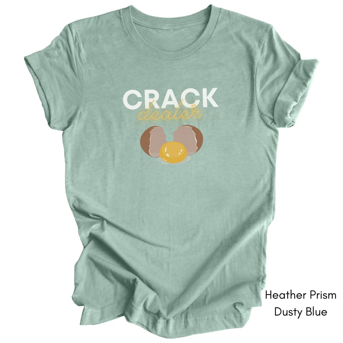 Crack Dealer Tee - Unisex Jersey Short Sleeve Tee, Funny Farm Life Tee, Chicken Egg Tee, Funny gift for chicken farmer owner