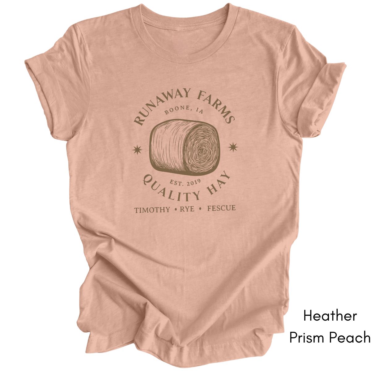 Custom Hay Farm Unisex Jersey Light Weight T-shirt