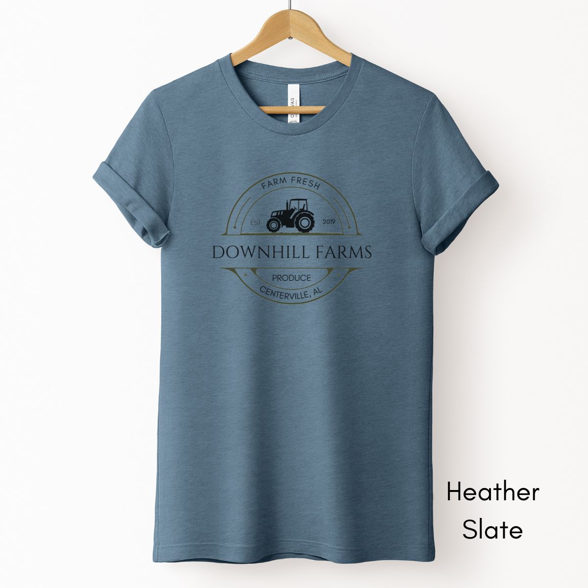 Custom Farm Tractor Unisex Jersey Light Weight T-shirt