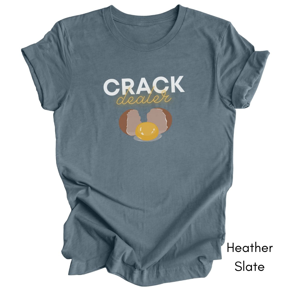 Crack Dealer Tee - Unisex Jersey Short Sleeve Tee, Funny Farm Life Tee, Chicken Egg Tee, Funny gift for chicken farmer owner