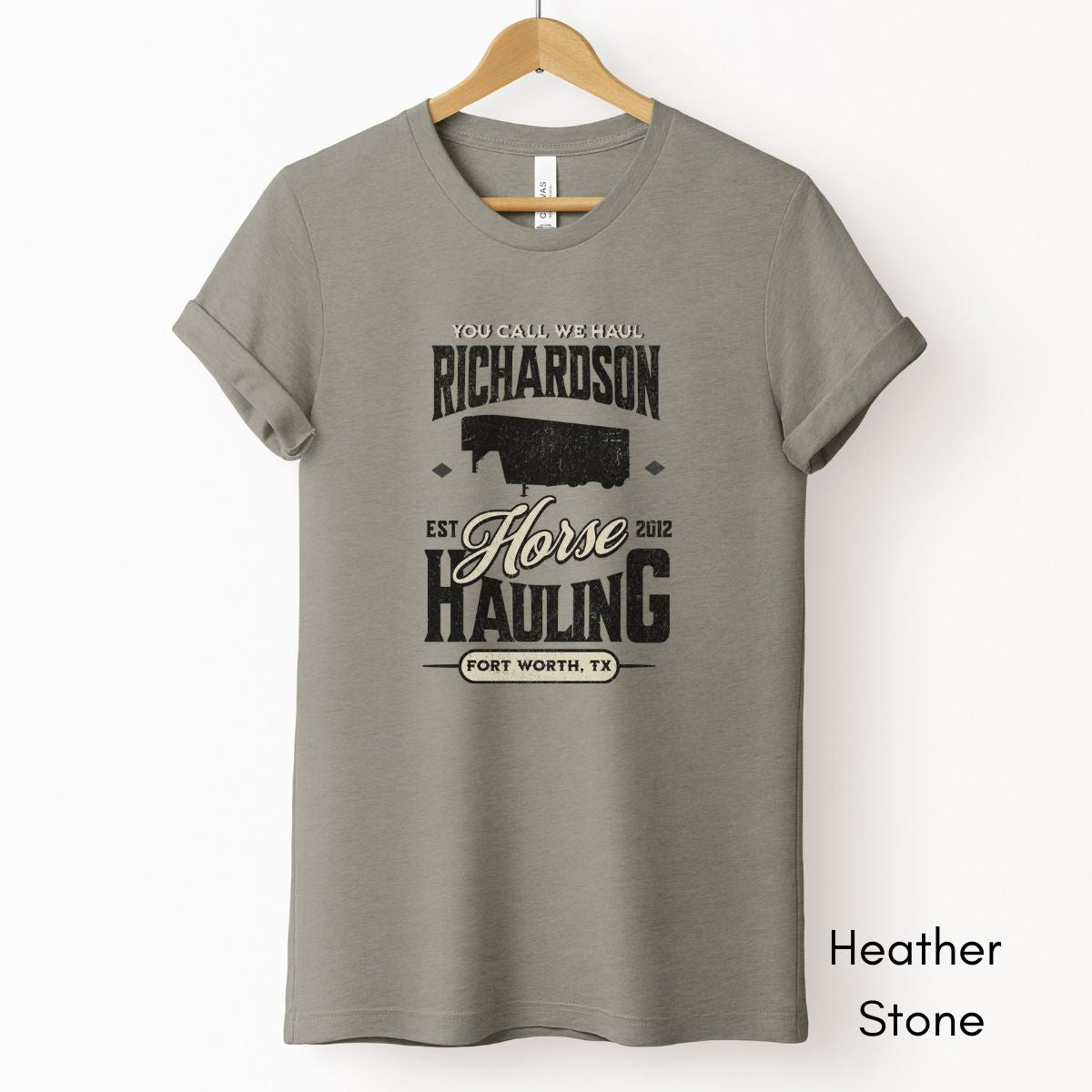 Custom Horse/Livestock Hauling tee | Local Equine Transport T-shirt | Personalized Tee | Gift for Horse Business Owner