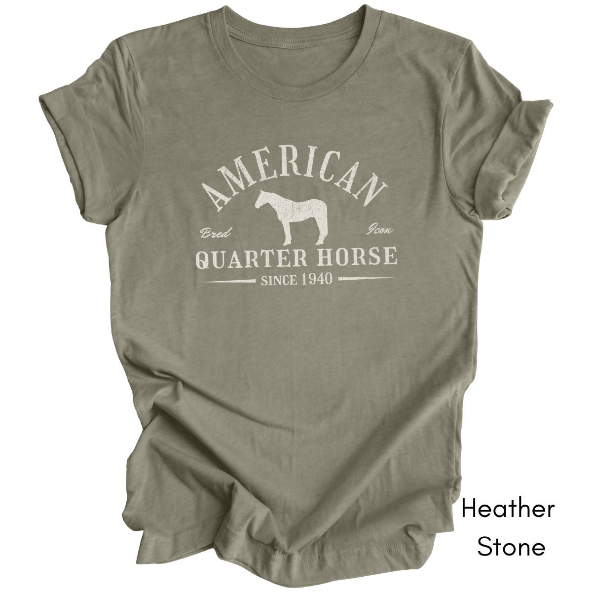 American Quarter Horse Light Weight Unisex Jersey T-shirt Dark Colors