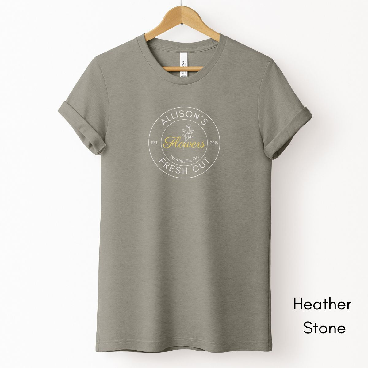 Custom Fresh Cut Flower Farm Light Weight Jersey T-shirt