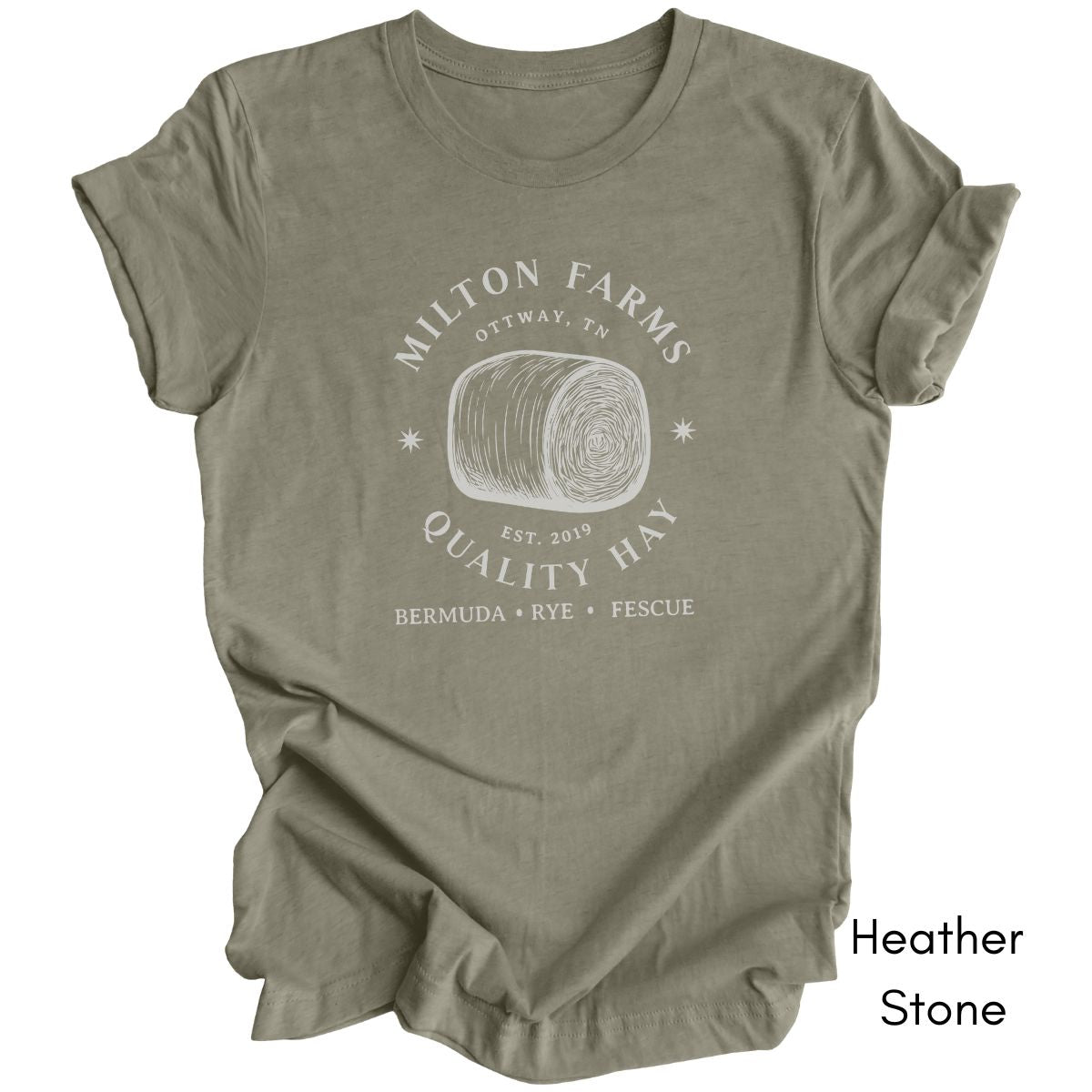 Custom Hay Farm Unisex Jersey Light Weight T-shirt