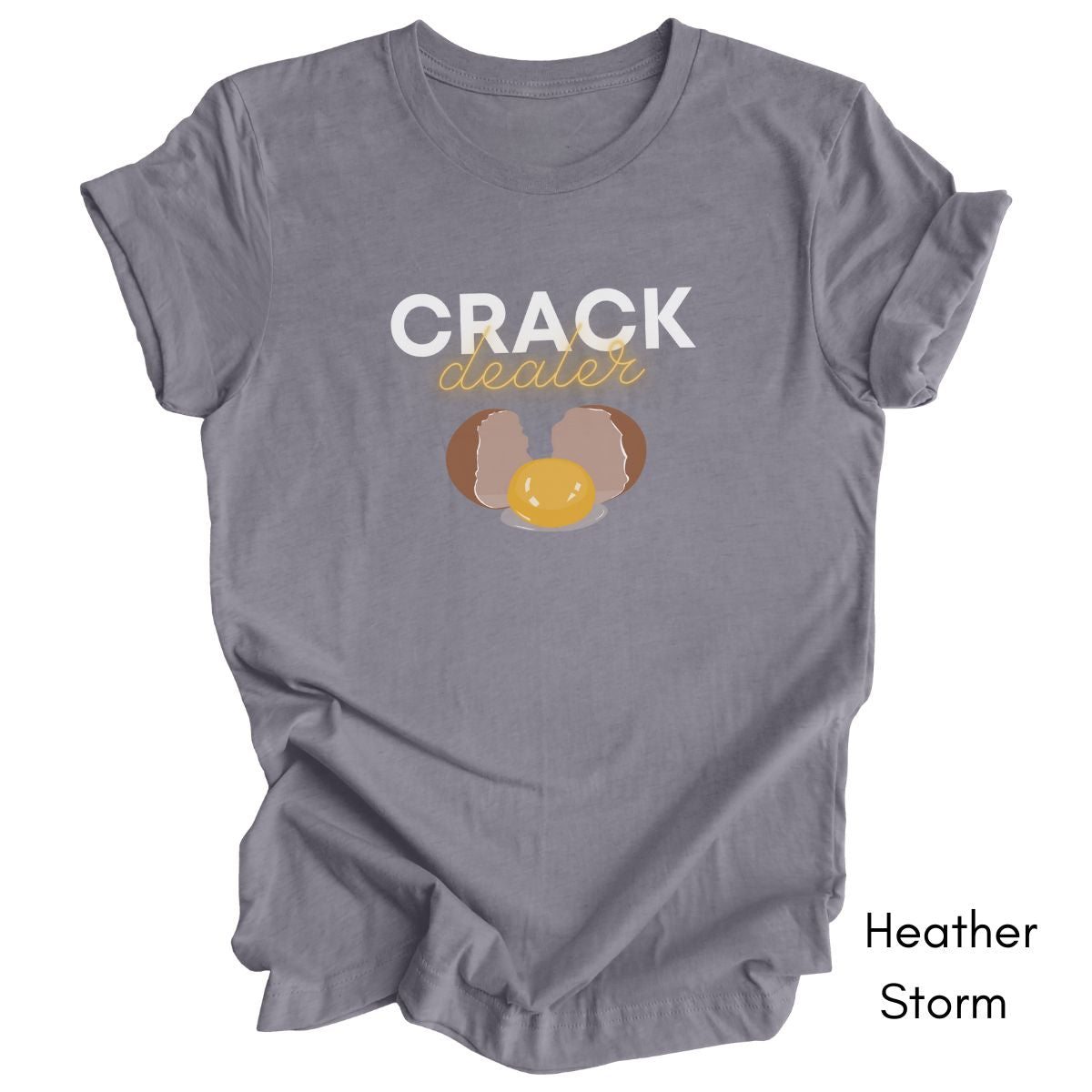 Crack Dealer Tee - Unisex Jersey Short Sleeve Tee, Funny Farm Life Tee, Chicken Egg Tee, Funny gift for chicken farmer owner