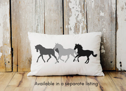 You & Me plus horses - Farmhouse Decor Pillow | Horse Decor | Housewarming Gift | Equestrian Gift |Throw Pillow | Square Pillow