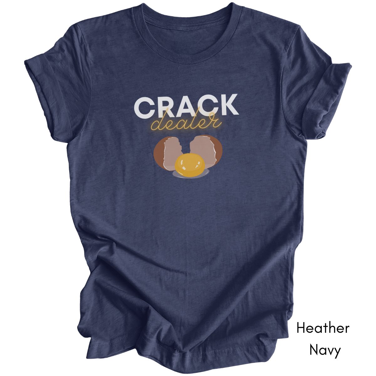 Crack Dealer Tee - Unisex Jersey Short Sleeve Tee, Funny Farm Life Tee, Chicken Egg Tee, Funny gift for chicken farmer owner