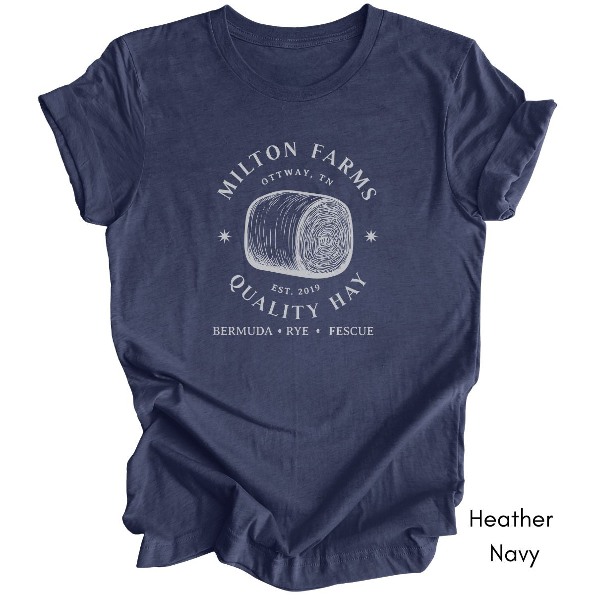 Custom Hay Farm Unisex Jersey Light Weight T-shirt