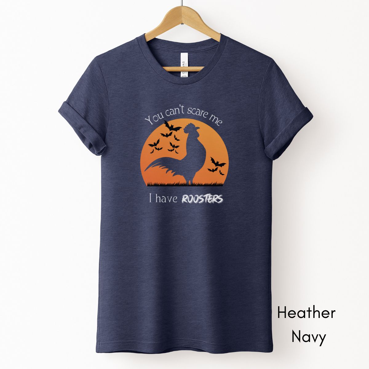 You Can't Scare Me Rooster Light Weight Unisex Jersey T-shirt