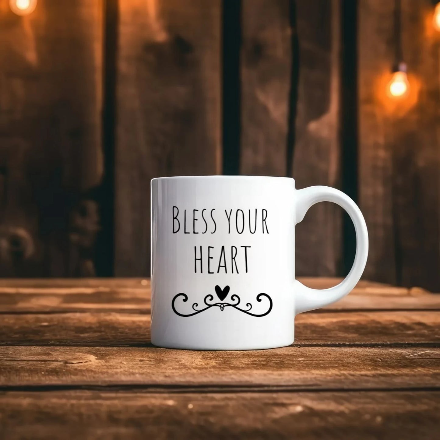 Bless Your Heart Ceramic Mug 11oz | Gift for coffee lovers | Funny Southern Sayings Coffee Mug | Sarcastic Coffee Cup | Southern Quote Mug