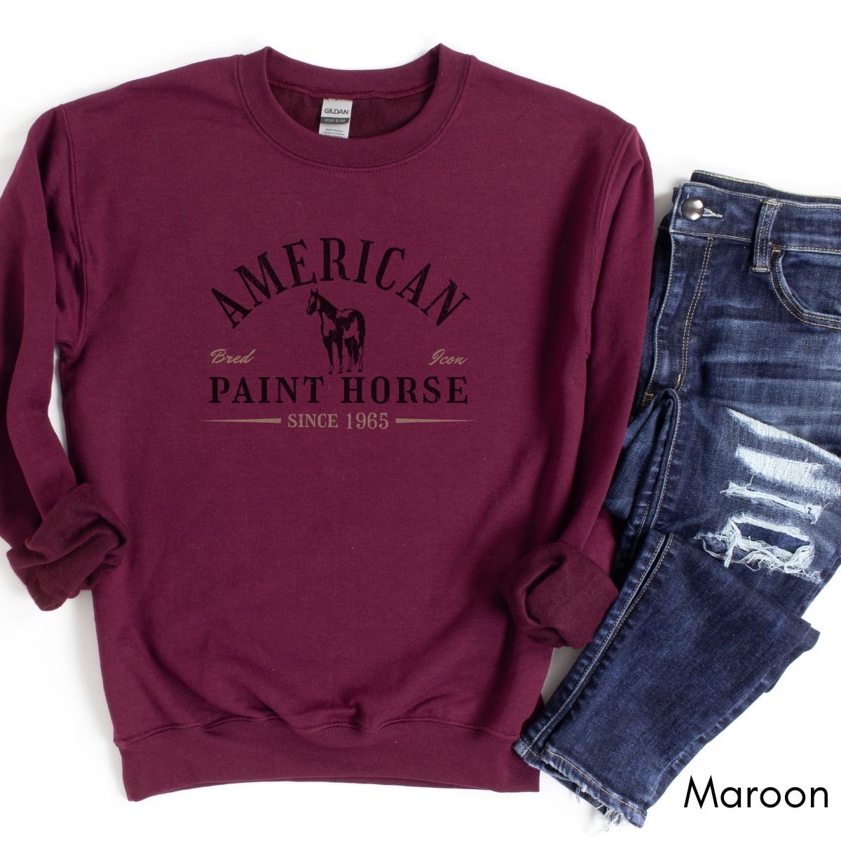 American Paint Horse - Unisex Crewneck Sweatshirt