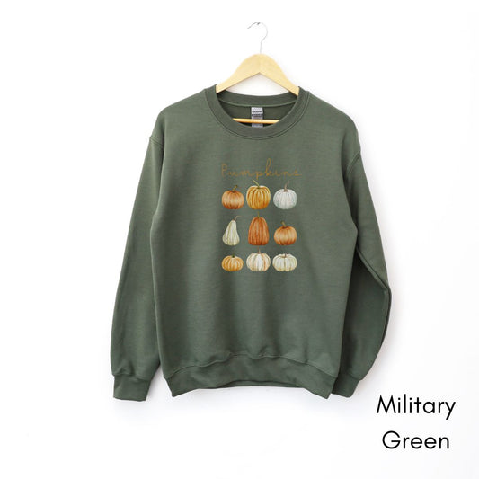 Pumpkins - Unisex Crewneck Sweatshirt | Fall Festival shirt | Halloween Sweatshirt | Autumn Pumpkin Sweatshirt | Pumpkin Fall Lovers Gift