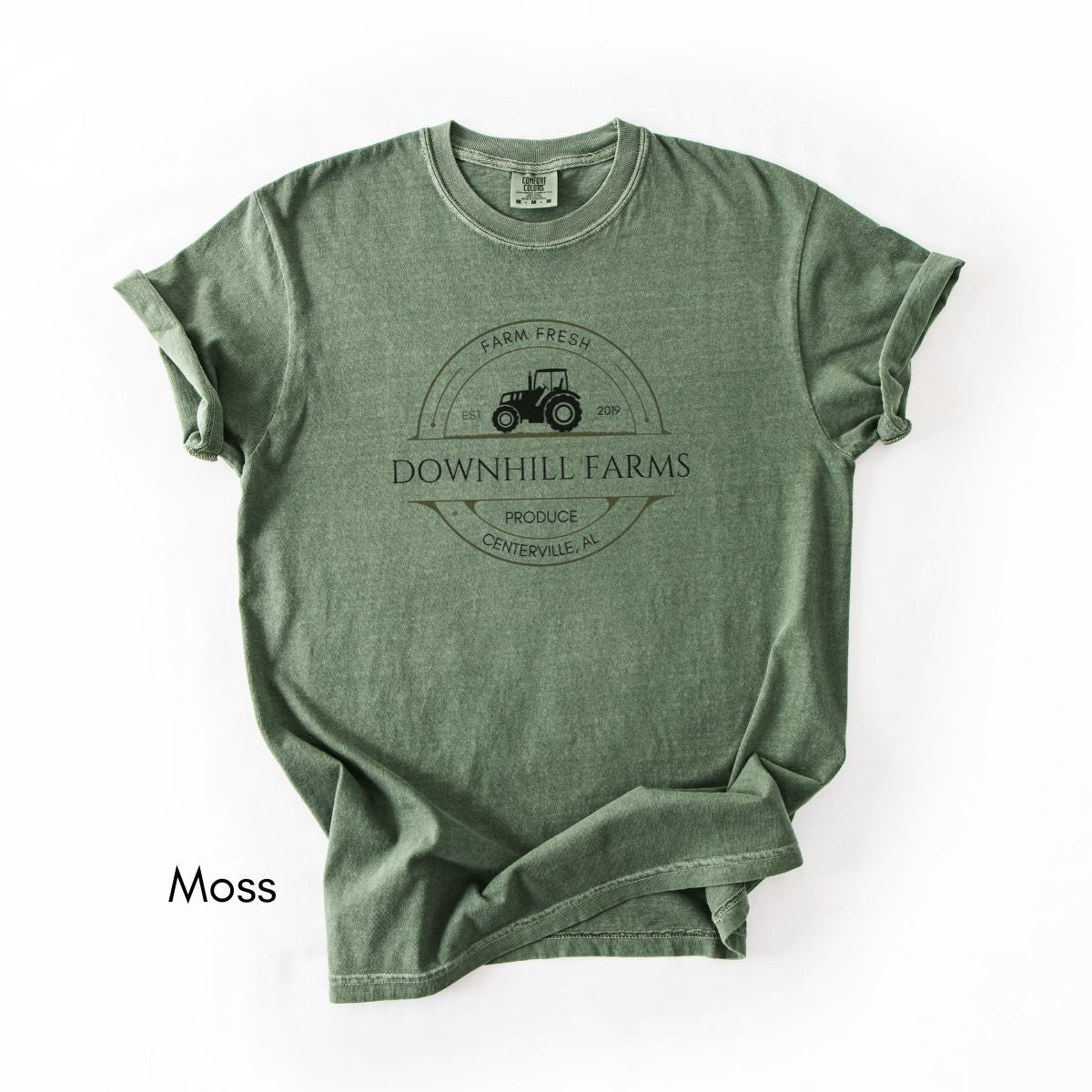 Custom Farm Tshirt Tractor Personalized Tee - Unisex T-shirt Local Produce Dealer Homesteading Tshirt Gift for Farmers