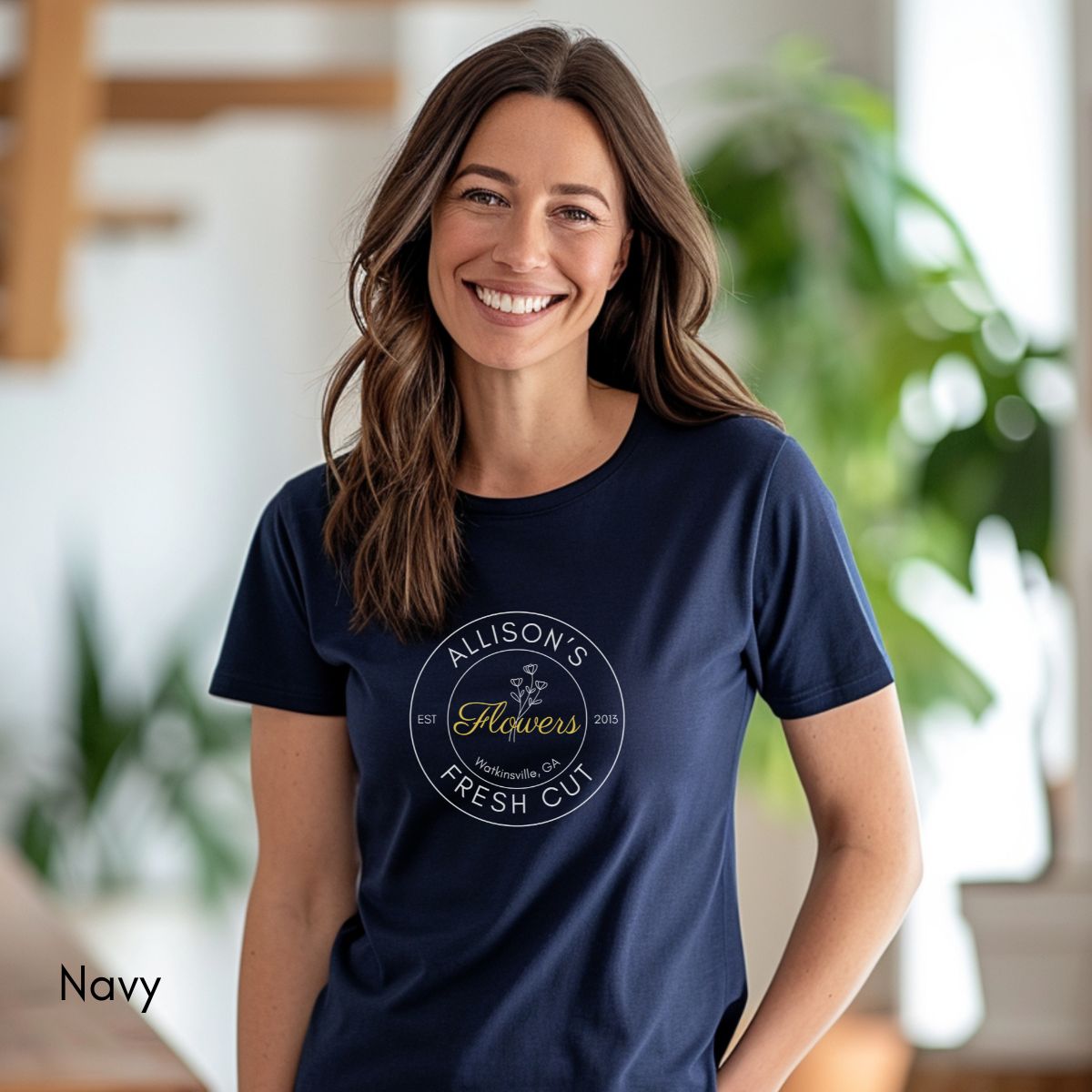 Custom Fresh Cut Flower Farm Light Weight Jersey T-shirt