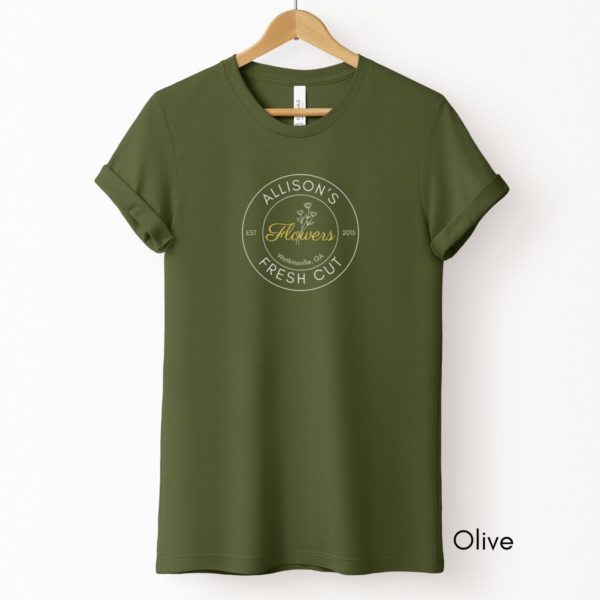 Custom Fresh Cut Flower Farm Light Weight Jersey T-shirt