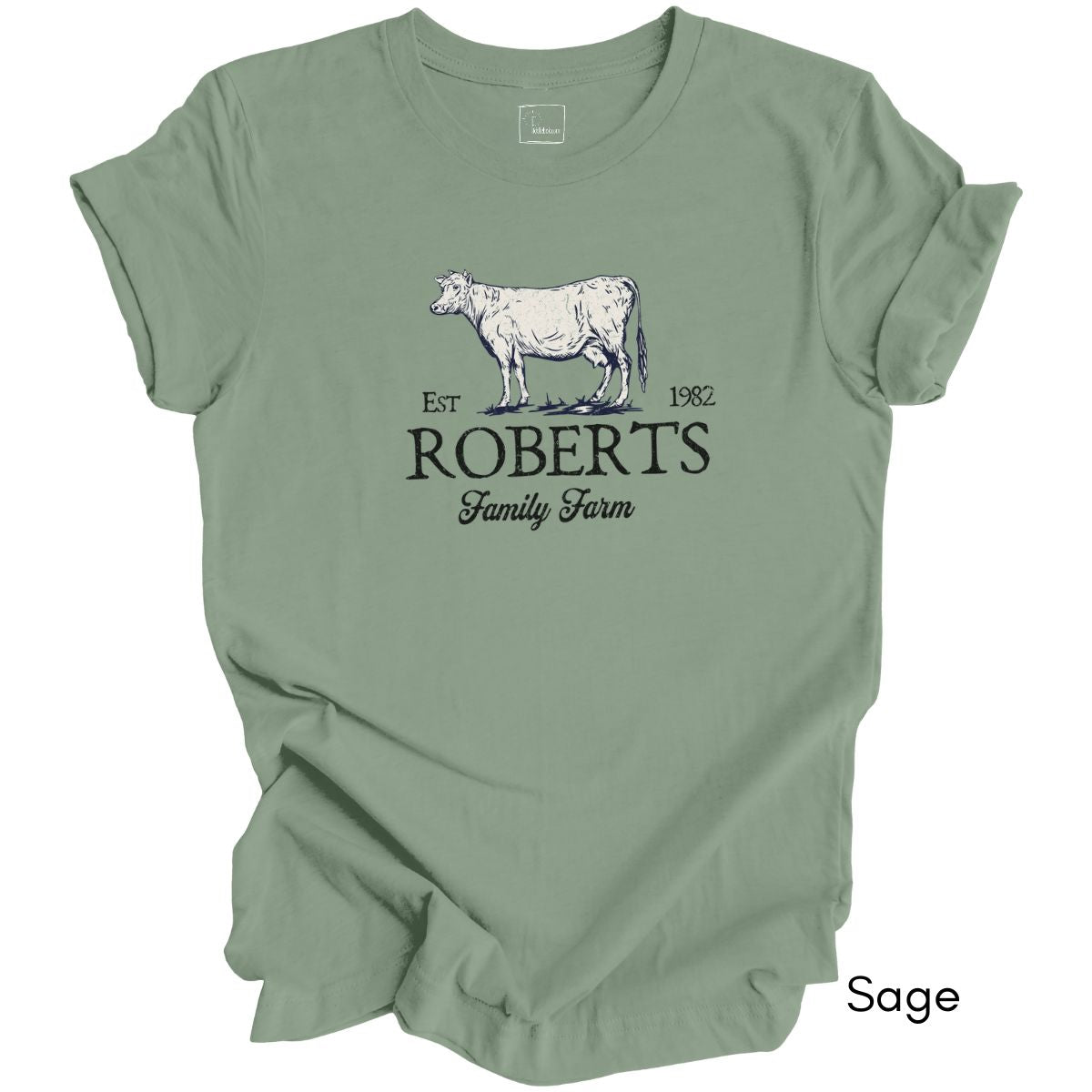 Custom Dairy Cow Family Farm Tee | Unisex Jersey Short Sleeve Tee | Gift for Homesteader | Farmer's Market T-shirt | Cow Lover Tee