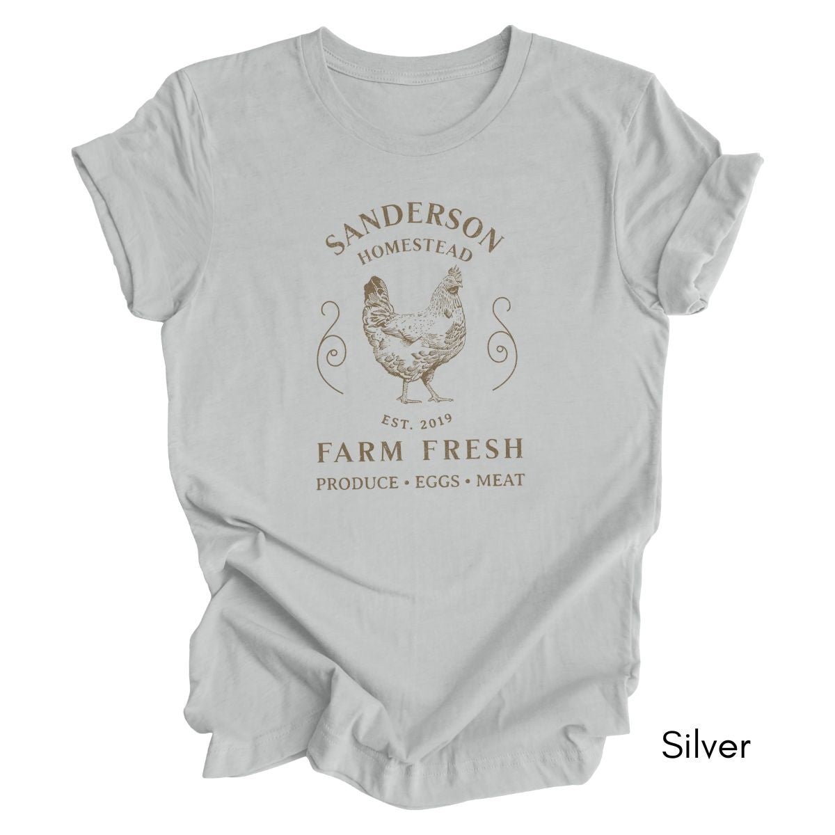 Custom Homestead/ Farm Chicken Tshirt