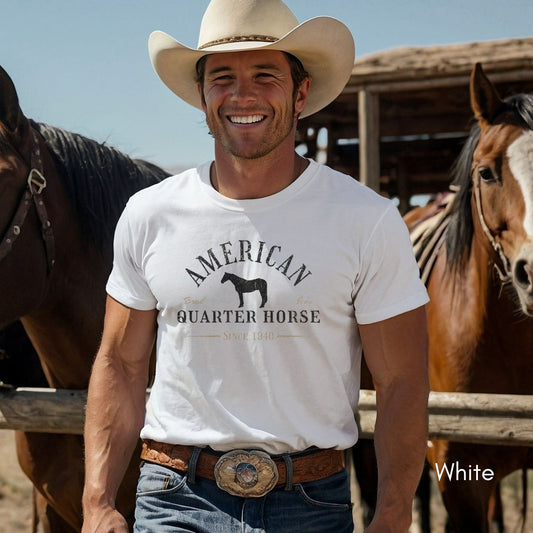 American Quarter Horse Unisex Light Weight Jersey Tee Light Colors