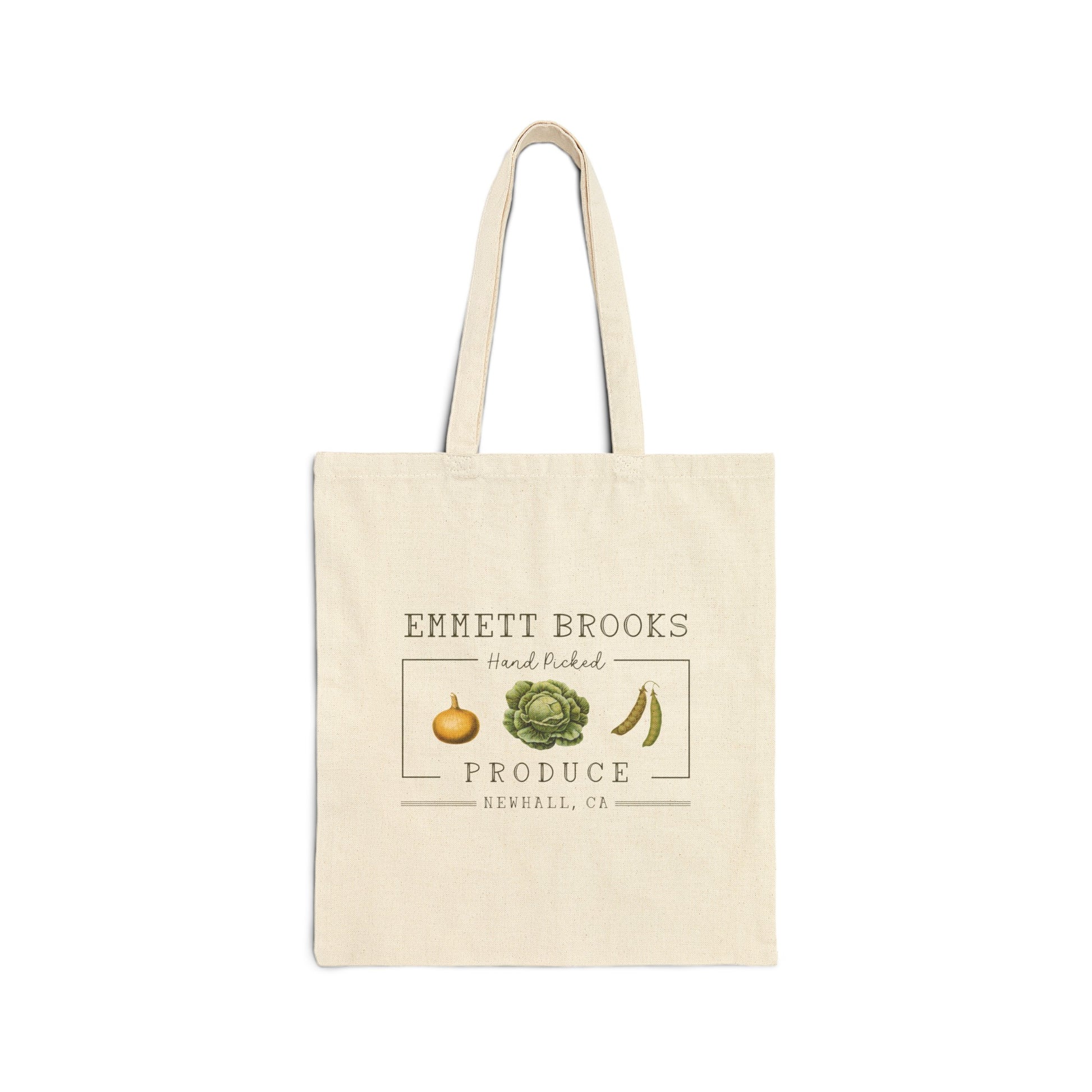 Custom Farm Cotton Canvas Tote Bag Farmer's Market Bag Local
